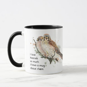 Love Kestrel Falcon Hawk So Much Fun Quote Saying Tasse