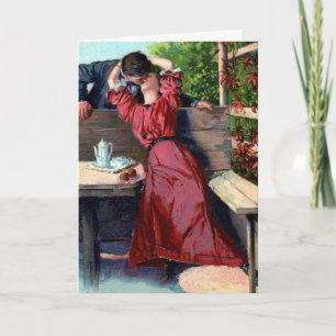 Love Kiss Valentine Card Feiertagskarte