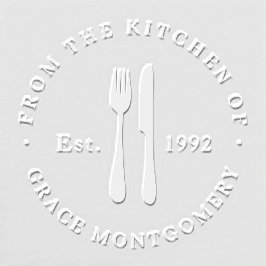 Love Kitchen Food Custom Siegel Embosser