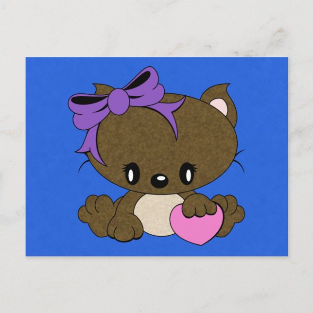 Love Kitty Postkarte (Vorderseite)