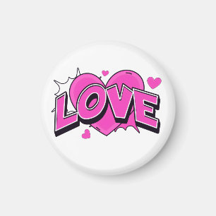 LOVE Klein, 3,2 cm (1,25") Magnet