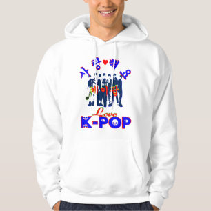 ╚" ♪♥Love KPOP stilvolles grundlegendes mit Hoodie