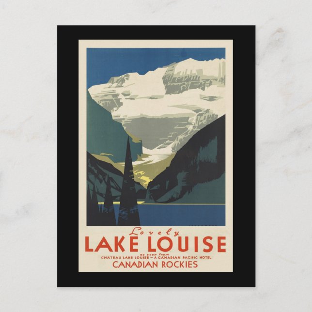 Love Lake Louise Postkarte (Vorderseite)