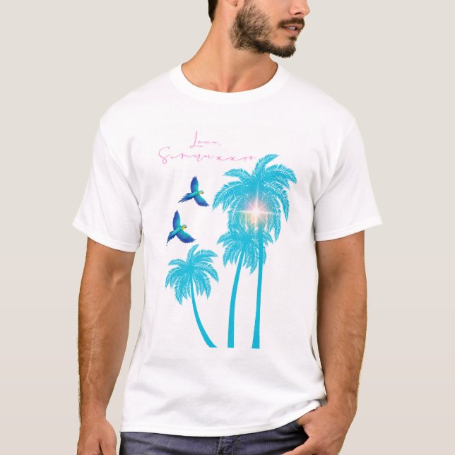 Love Letter Design - Love, Summer xxoo T-Shirt (Vorderseite)