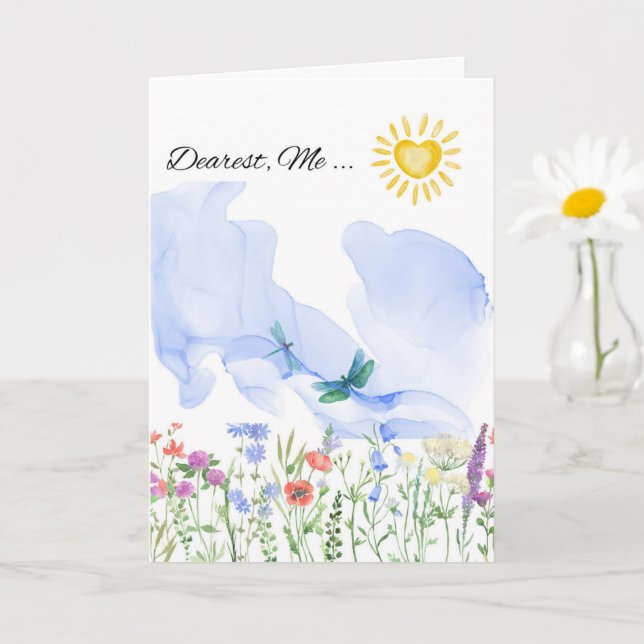 Love letter to me or someone who needs reassurance karte (Kleine Pflanze)