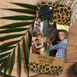 Love Life mit Ihnen Leopard Print 3 Foto Brown Case-Mate iPhone Hülle<br><div class="desc">Living Life mit You Leopard Print Handy Gehäuse personalisiert mit 3 Ihrer Fotos. Die Bildvorlage ist Set bis zur Darstellung Ihrer Bilder im quadratischen und vertikalen Format. Wenn Sie Probleme mit der Platzierung Ihrer Bilder haben, versuchen Sie, vor dem Hochladen auf ein Quadrat/Portrait zuzuschneiden. Entworfen für das iPhone 13 Pro...</div>