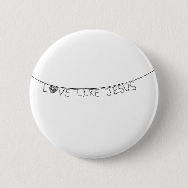 Love Like Jesus Button (Vorderseite)