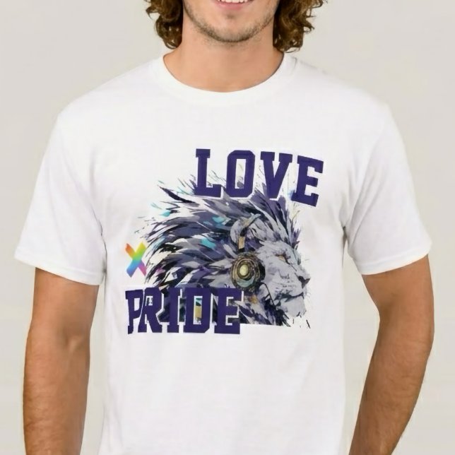 LOVE × LION Ver. B - Custom T-Shirt (Von Creator hochgeladen)