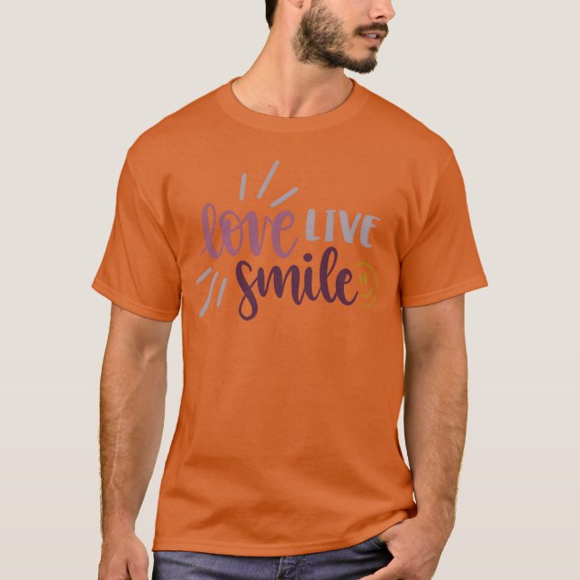 Love Live Smile Geschenk T-Shirt (Vorderseite)