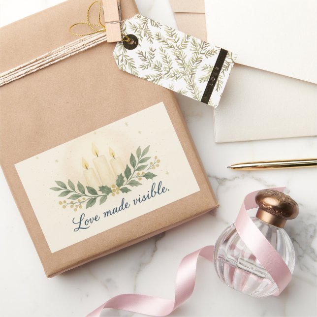 Love Made Visible — Christmas Sticker (Schenken)