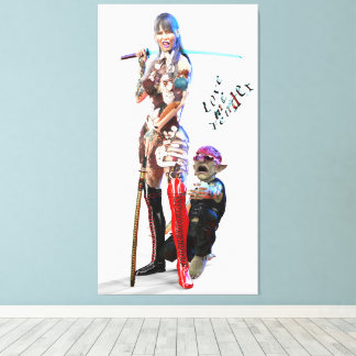 LOVE ME LEINWANDDRUCK