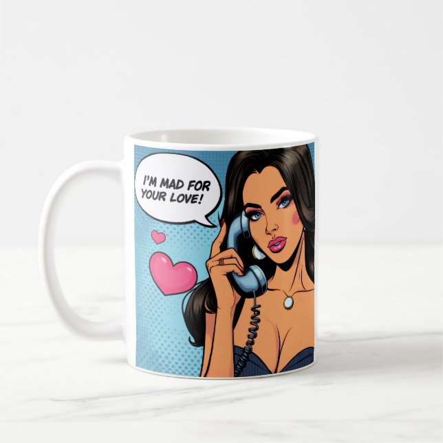 Love message Mug Kaffeetasse (Links)