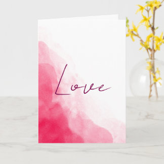 Love Minimalist Valentine’s Day Card Karte