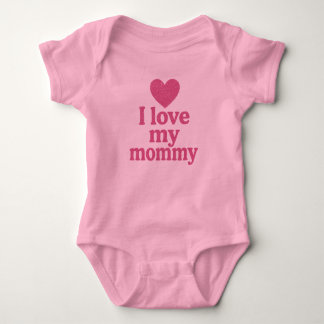 Love Mommy T-Shirt Baby Strampler
