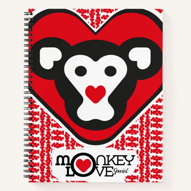 LOVE MONKEY LOVE SPECIAL by Masanser Notizbuch (Vorderseite)