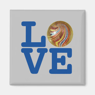 LOVE Murmeln Magnet
