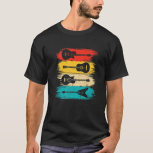 Love Music Guitar Vintag Gitarre Gitarrist Lover T-Shirt
