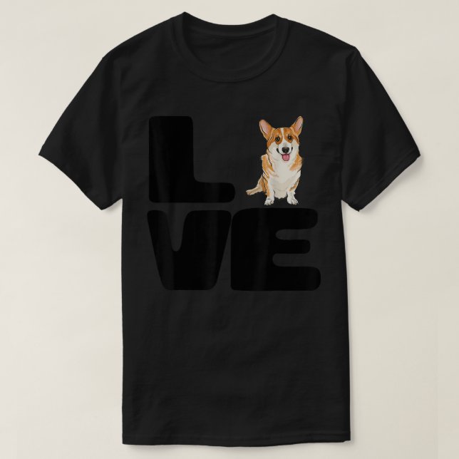 Love My Pembroke Welsh Corgi Dog Lover Gift 785 T-Shirt (Design vorne)