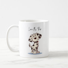 Love My Pup Mug – Cute Dog Illustration with Maroo Kaffeetasse