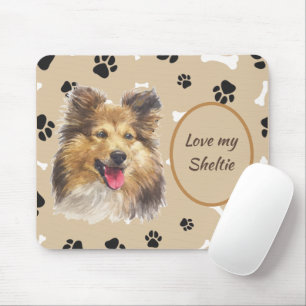 Love My Shetland Sheepdog Mousepad
