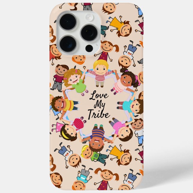 Love My Tribe Case iPhone-Hülle (Rückseite)