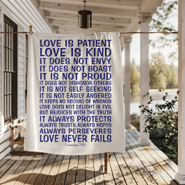 Love Never Fails Sherpa Blanket Sherpadecke