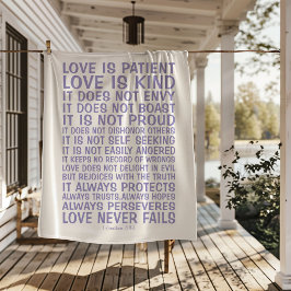 Love Never Fails Sherpa Blanket Sherpadecke