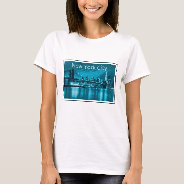 Love New York City Skyline T-Shirt (Vorderseite)
