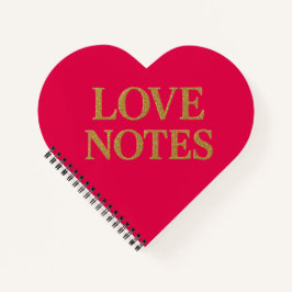 Love notes notebook. notizbuch