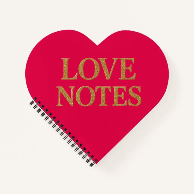 Love notes notebook. notizbuch (Vorderseite)