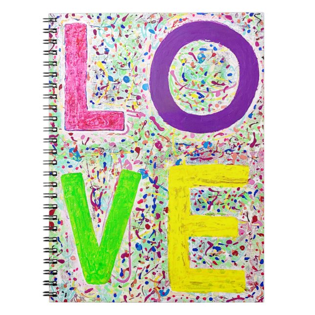 LOVE Notizbuch Notizblock (Vorderseite)