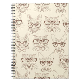 Love of Cats, eyes, glasses & ophthalmic science Notizblock