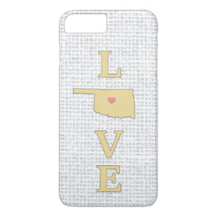 LOVE Oklahoma State Karte bewegliches Herz Case-Mate iPhone Hülle