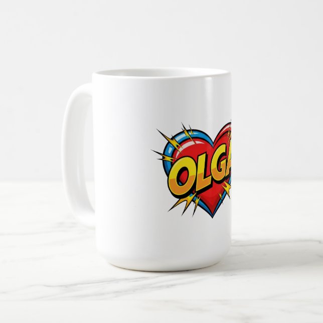 Love Olga Kaffeetasse (Vorderseite Links)