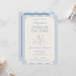 Love on the Lake Bachelorette Itinerary and Einladung