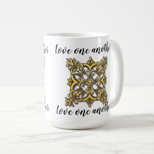 Love one another tank top kaffeetasse (VorderseiteRechts)