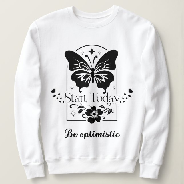 Love optim T-Shirt Sweatshirt (Design vorne)