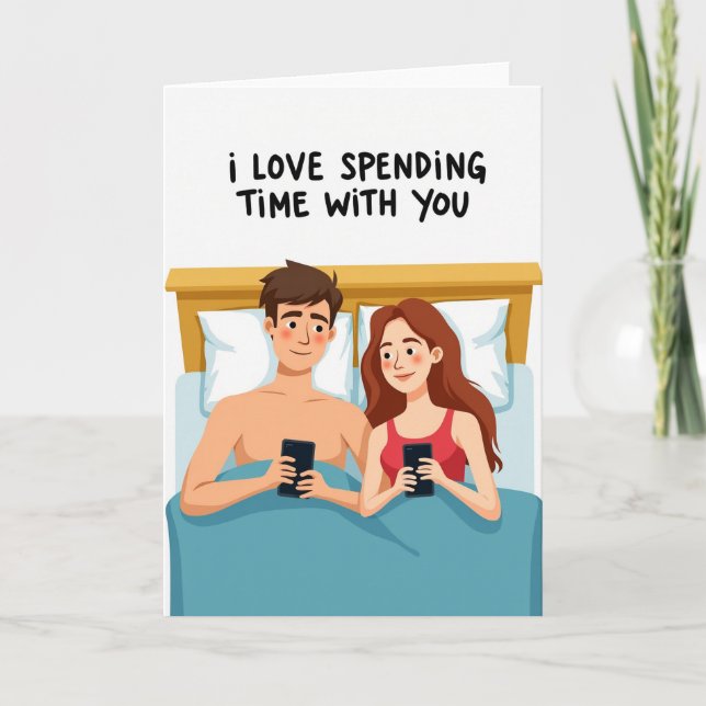 Love Our Time Together Phone Card Karte (Vorderseite)