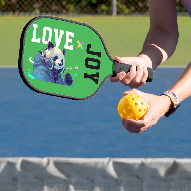LOVE × PANDA - Custom Pickleball Schläger (InSitu)