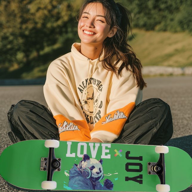 LOVE × PANDA - Custom Skateboard (Von Creator hochgeladen)