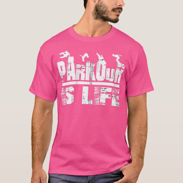 Love Parkour Men Shirt Parkour Gifts For Boys Kids (Vorderseite)
