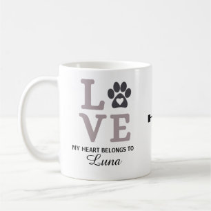 Love Paw – Mein Herz gehört Luna Kaffeetasse