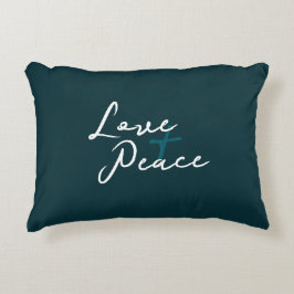 Love & Peace Accent Pillow Dekokissen