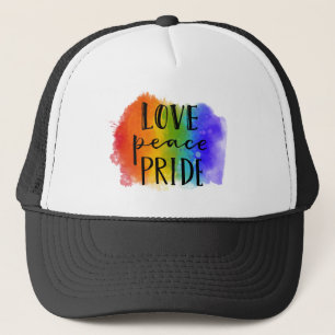 Love Peace Pride Truckerkappe