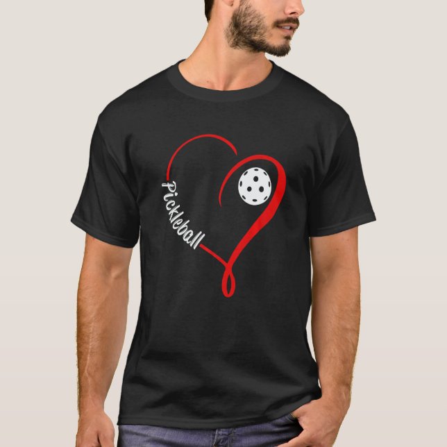 Love Pickleball I love pickleball cute pickleball  T-Shirt (Vorderseite)