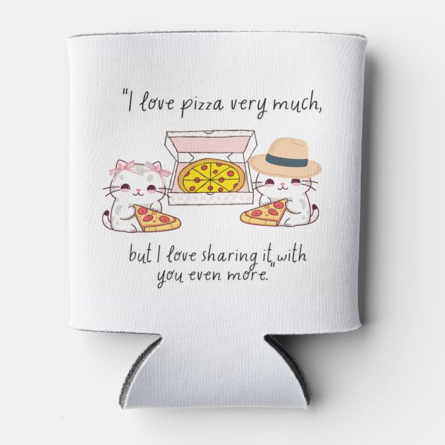 LOVE PIZZA SEHR VIEL, KATZE DOSENKÜHLER (Vorderseite)