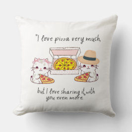 LOVE PIZZA SEHR VIEL, KATZE KISSEN