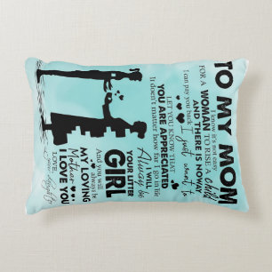 Love Quotes Gift   To My Mom Present   Dekokissen