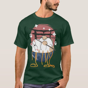 Love Ramen and Cats Funny Anime Noodle Japanese Ra T-Shirt
