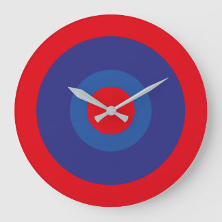 LOVE RED BLUE SPECIAL USA/EEUU by Masanser Große Wanduhr